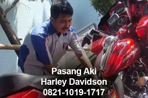 Pasang aki Harley Davidson – Garansi, Gratis Antar Pasang