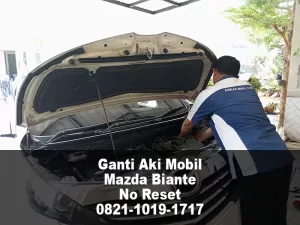 Ganti Aki Mobil Mazda Biante No Reset – Gratis Antar Pasang